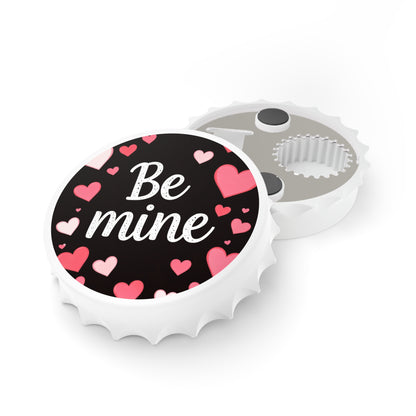 Be Mine Bottle Opener — Valentine Heart Drink Cap Opener