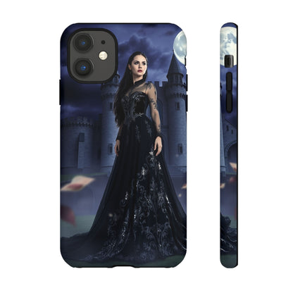 iPhone Gothic Moonlit Castle Phone Case — Elegant Dark Fantasy Protective Cover