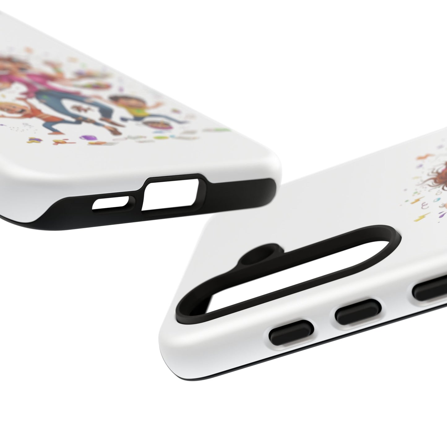 Samsung Mom Life Phone Case — Funny Juggling Mom Illustration Protective Case