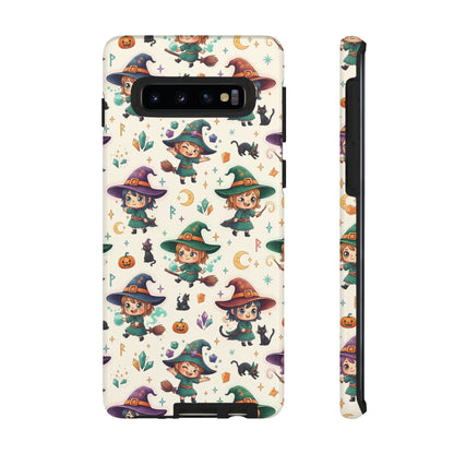 Samsung Handyhülle mit Hexenmotiv für Kinder – Niedliche Halloween-iPhone-Hülle