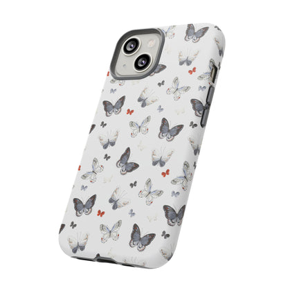 iPhone Butterfly Pattern Tough Phone Case — Protective Floral-Inspired iPhone Case