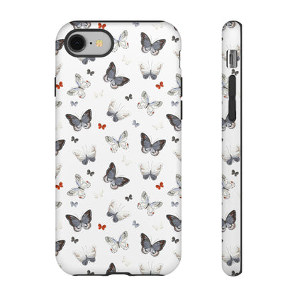 iPhone Butterfly Pattern Tough Phone Case — Protective Floral-Inspired iPhone Case