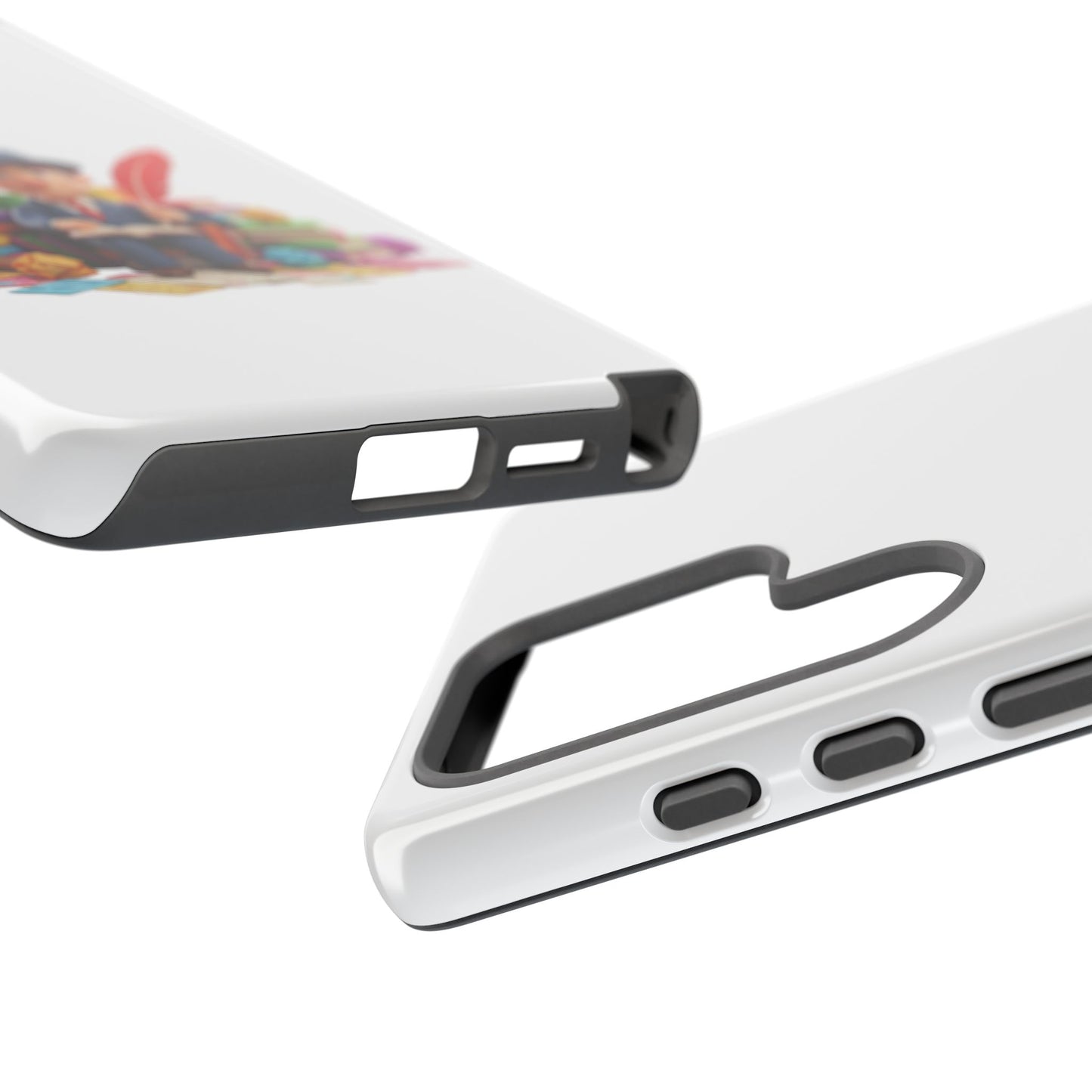 Samsung Bookworm Illustration Phone Case — Cute Scholar with Feather Pen