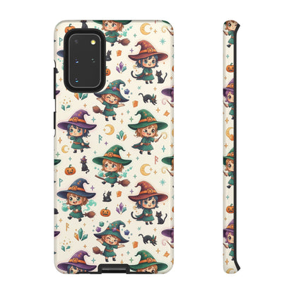 Samsung Handyhülle mit Hexenmotiv für Kinder – Niedliche Halloween-iPhone-Hülle