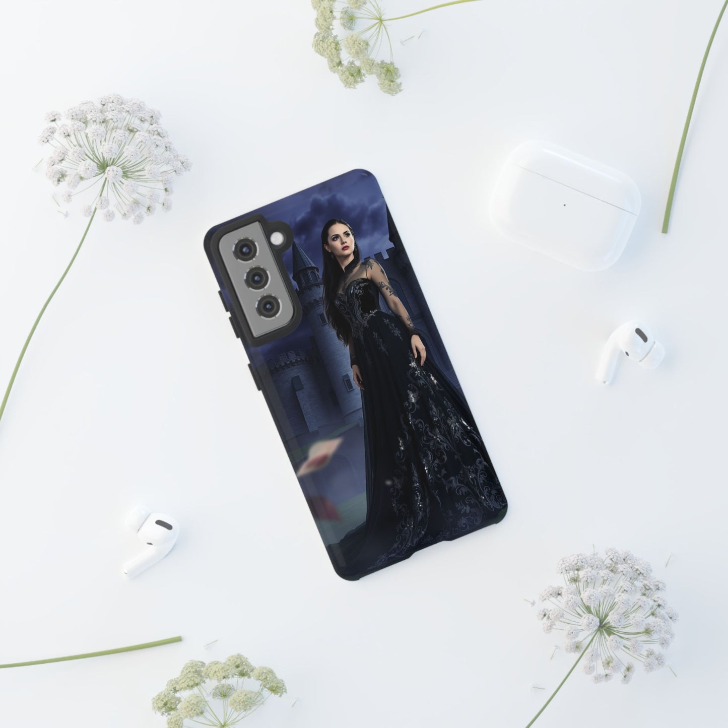 Samsung Gothic Moonlight Phone Case — Dark Castle Witch Design