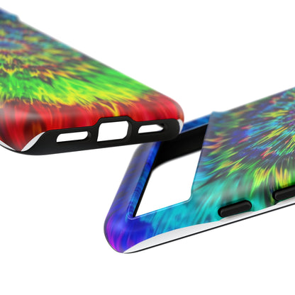 Funda para teléfono Google Psychedelic Tie-Dye Mandala: protección resistente y vibrante