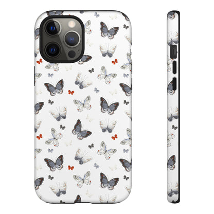 iPhone Butterfly Pattern Tough Phone Case — Protective Floral-Inspired iPhone Case