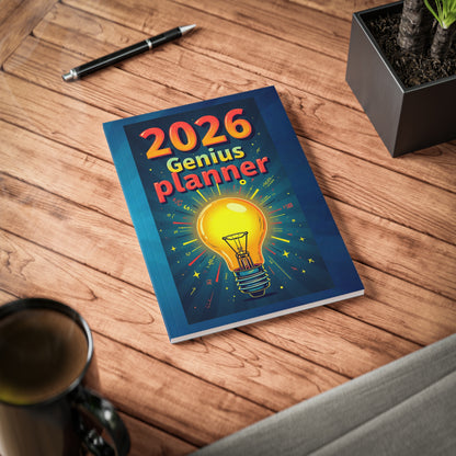 2026 Genius Planner Notebook – A5 Softcover