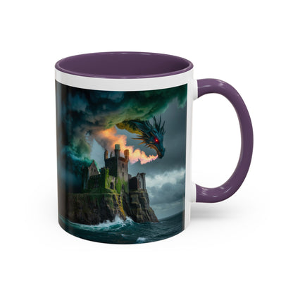 Fantasy Dragon Coffee Mug - Magical Gift for Fans of Fantasy, Mythology, and Art