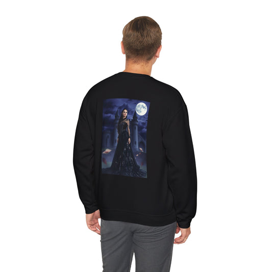 Gothic Moonlit Witch Crewneck Sweatshirt