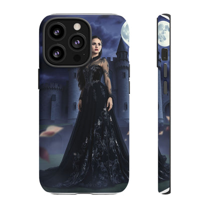 iPhone Gothic Moonlit Castle Phone Case — Elegant Dark Fantasy Protective Cover