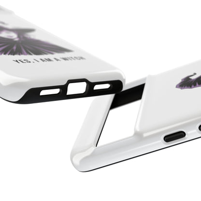 Google Phone Case — “Yes, I Am a Witch” Witchy Illustration