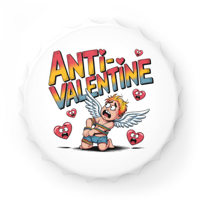 Anti-Valentine Bottle Opener – Funny Cupid Reject Gift for Singles