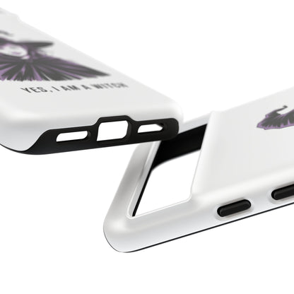 Google Phone Case — “Yes, I Am a Witch” Witchy Illustration