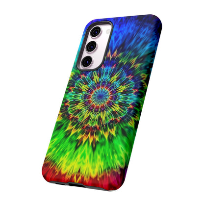 Fundas resistentes para Samsung - Funda para teléfono con mandala teñido anudado arcoíris