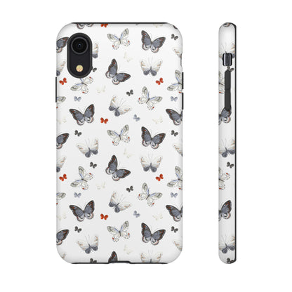 iPhone Butterfly Pattern Tough Phone Case — Protective Floral-Inspired iPhone Case