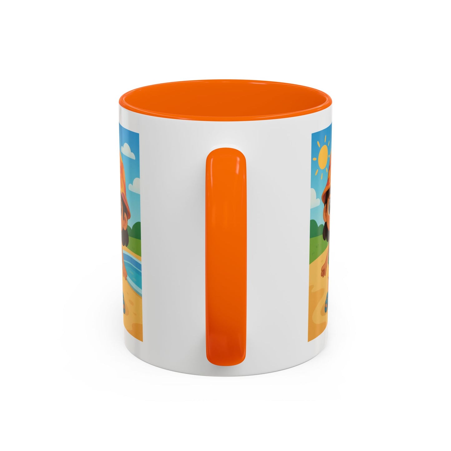 Good Vibes Beach Kid Mug — Accent Coffee Mug (11/15oz)
