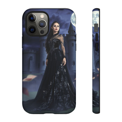 iPhone Gothic Moonlit Castle Phone Case — Elegant Dark Fantasy Protective Cover