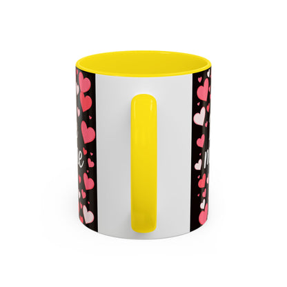 Valentine "Be Mine" Accent Coffee Mug