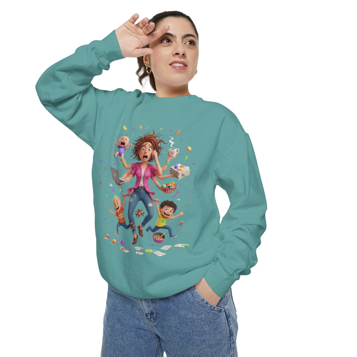 Unisex Garment-Dyed Sweatshirt