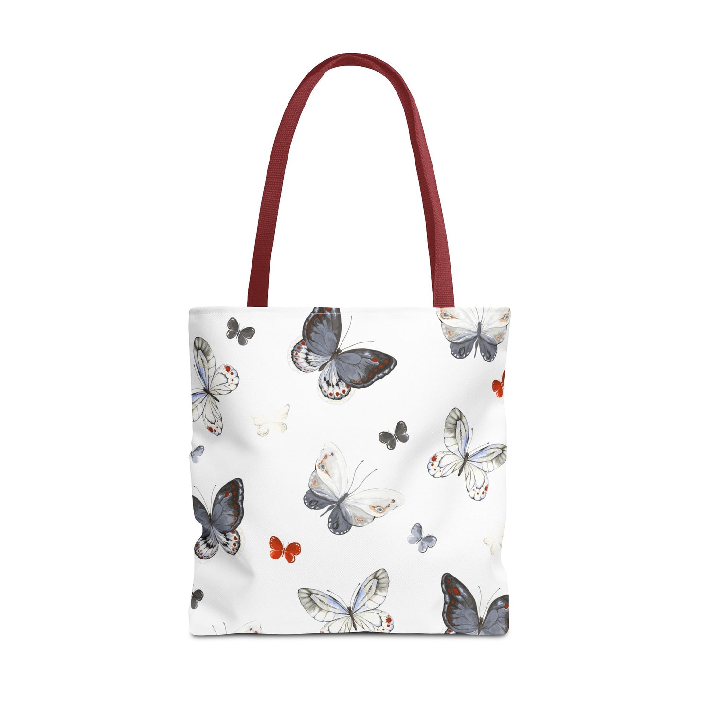 Butterfly Pattern Tote Bag — Lightweight Floral Tote for Everyday Use
