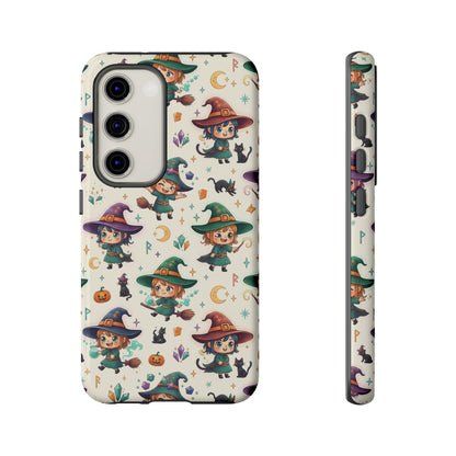 Samsung Handyhülle mit Hexenmotiv für Kinder – Niedliche Halloween-iPhone-Hülle
