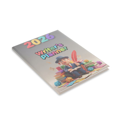 2026 Writer’s Planner Hardcover Notebook — Puffy Cover Writing Journal
