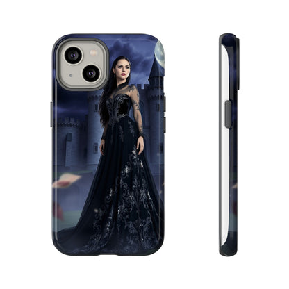 iPhone Gothic Moonlit Castle Phone Case — Elegant Dark Fantasy Protective Cover