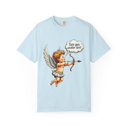 Cupid Angel T-Shirt — Vintage Cherub Saying "There Goes Another Idiot"