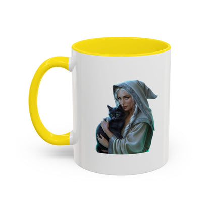 Mystical Pet Lover Mug | Unique Dog and Cat Coffee Cup | Gift for Animal Lovers, Cozy Nights, Witchy Vibes