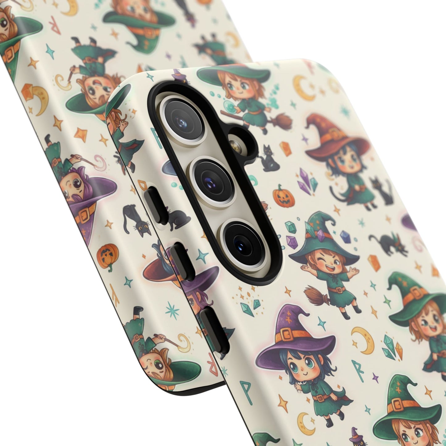 Samsung Handyhülle mit Hexenmotiv für Kinder – Niedliche Halloween-iPhone-Hülle