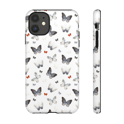 iPhone Butterfly Pattern Tough Phone Case — Protective Floral-Inspired iPhone Case