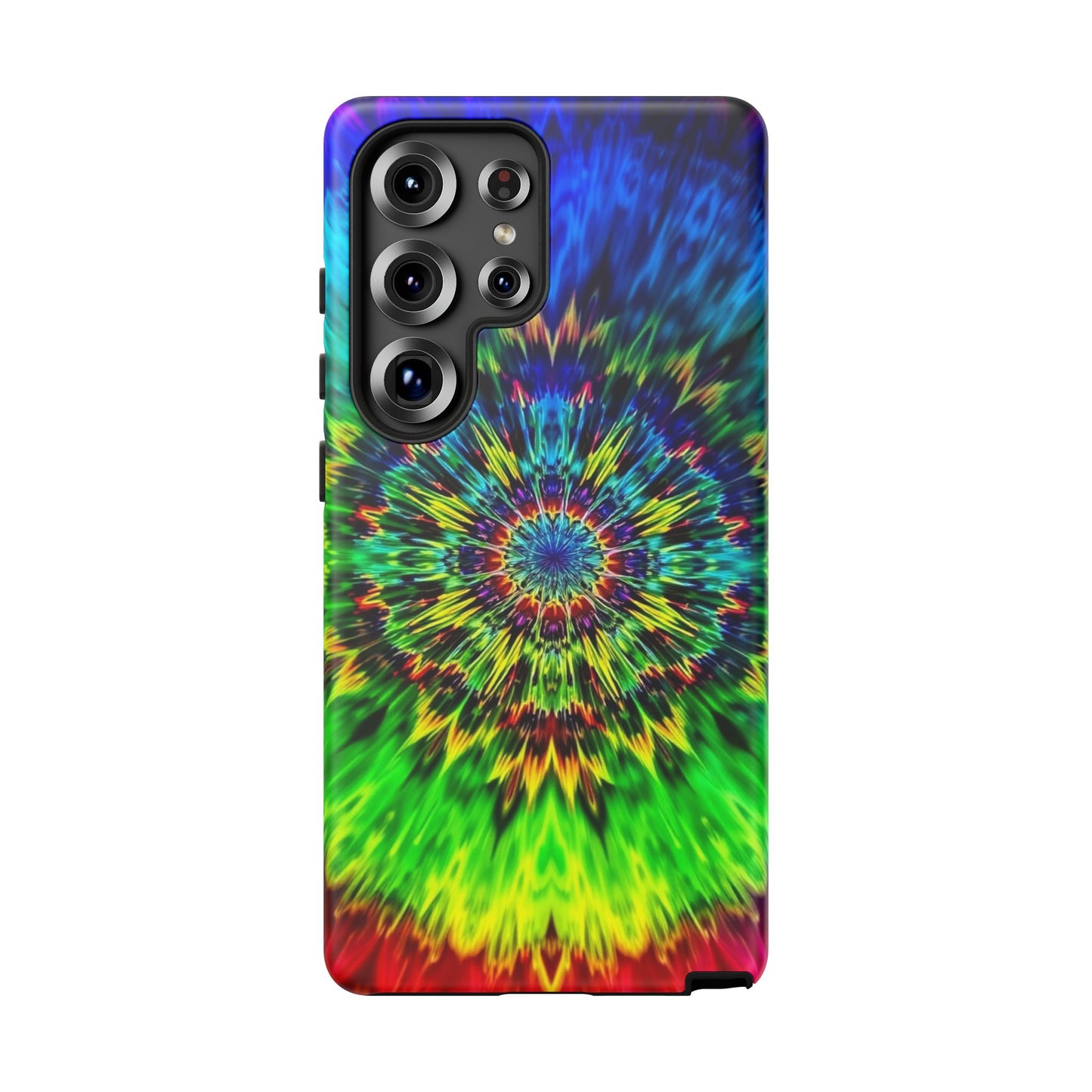 Fundas resistentes para Samsung - Funda para teléfono con mandala teñido anudado arcoíris