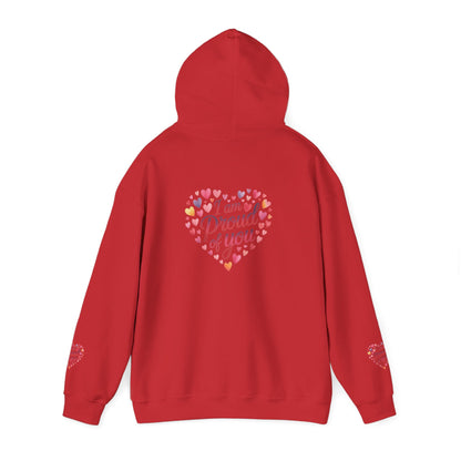Proud of You Heart Hoodie with Embridery — Inspirational Valentine’s Day Gift Hoodie