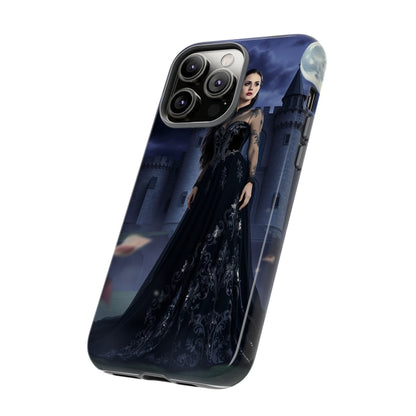 iPhone Gothic Moonlit Castle Phone Case — Elegant Dark Fantasy Protective Cover