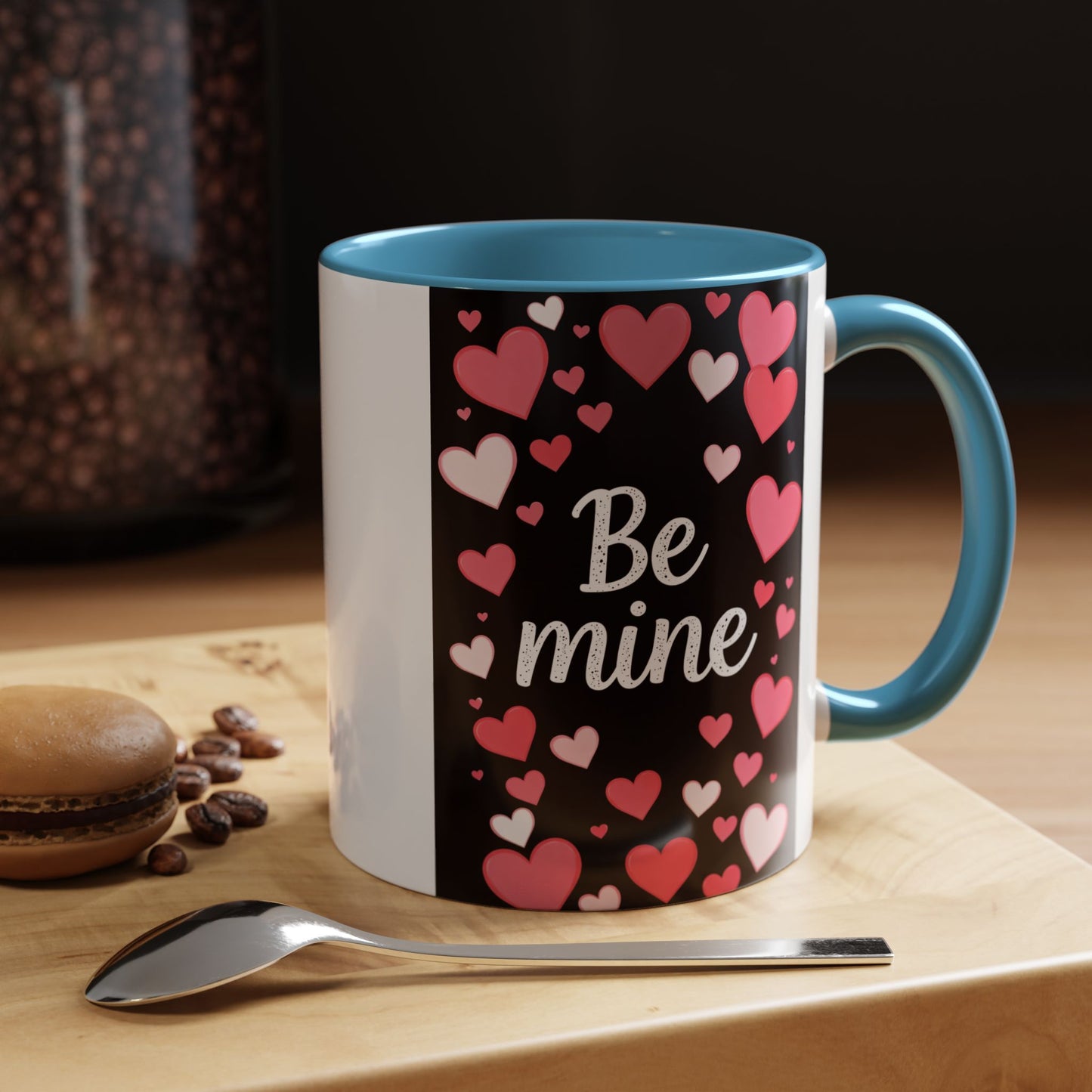 Valentine "Be Mine" Accent Coffee Mug