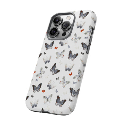 iPhone Butterfly Pattern Tough Phone Case — Protective Floral-Inspired iPhone Case