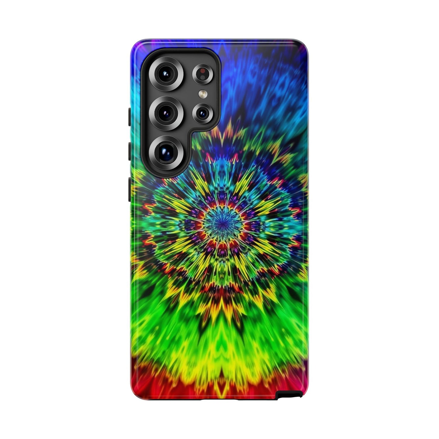 Fundas resistentes para Samsung - Funda para teléfono con mandala teñido anudado arcoíris