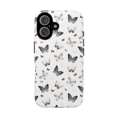 iPhone Butterfly Pattern Tough Phone Case — Protective Floral-Inspired iPhone Case