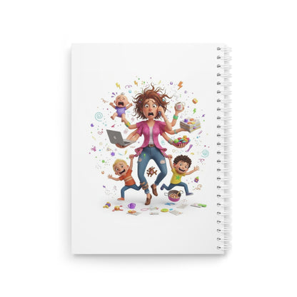 Spiral Notebook — 2026 Chaos Planner: Funny Mom Life Organizer & Family Daily Scheduler