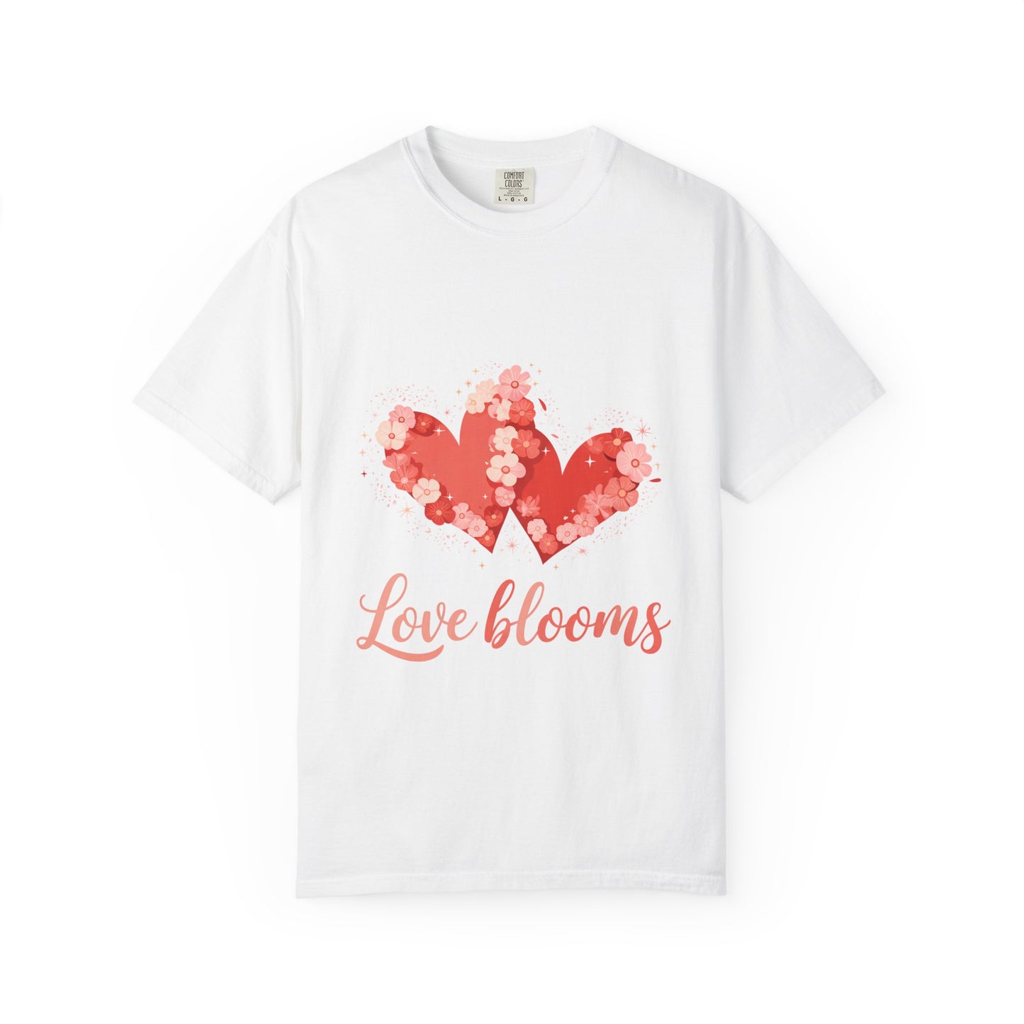 Love Blooms T-Shirt — Floral Heart Graphic Tee for Valentine’s Day