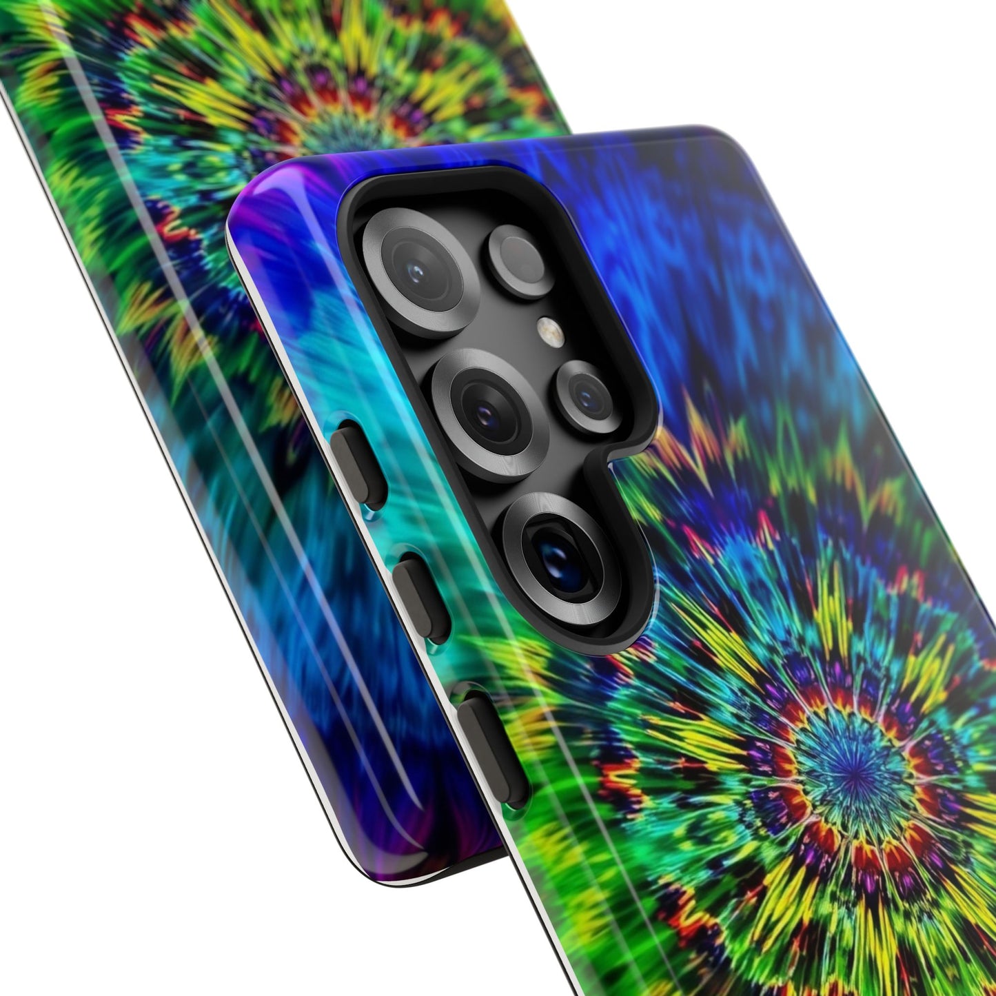 Fundas resistentes para Samsung - Funda para teléfono con mandala teñido anudado arcoíris