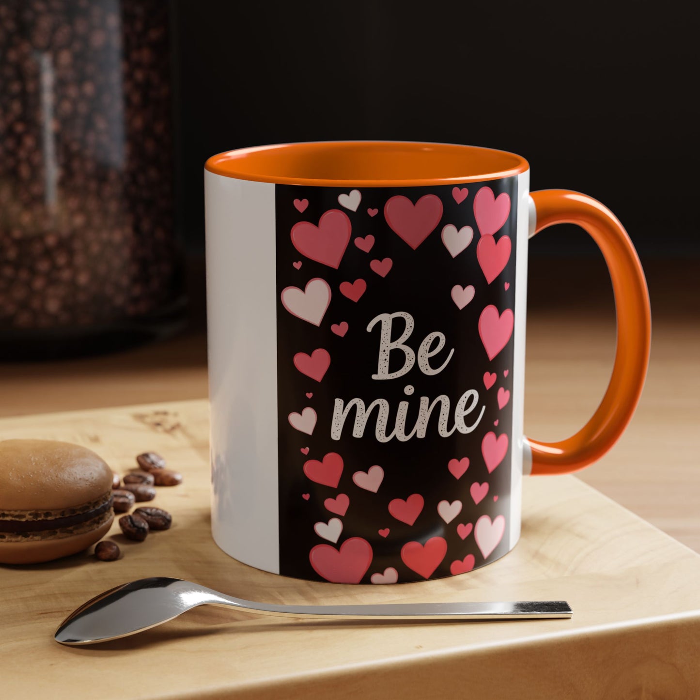 Valentine "Be Mine" Accent Coffee Mug
