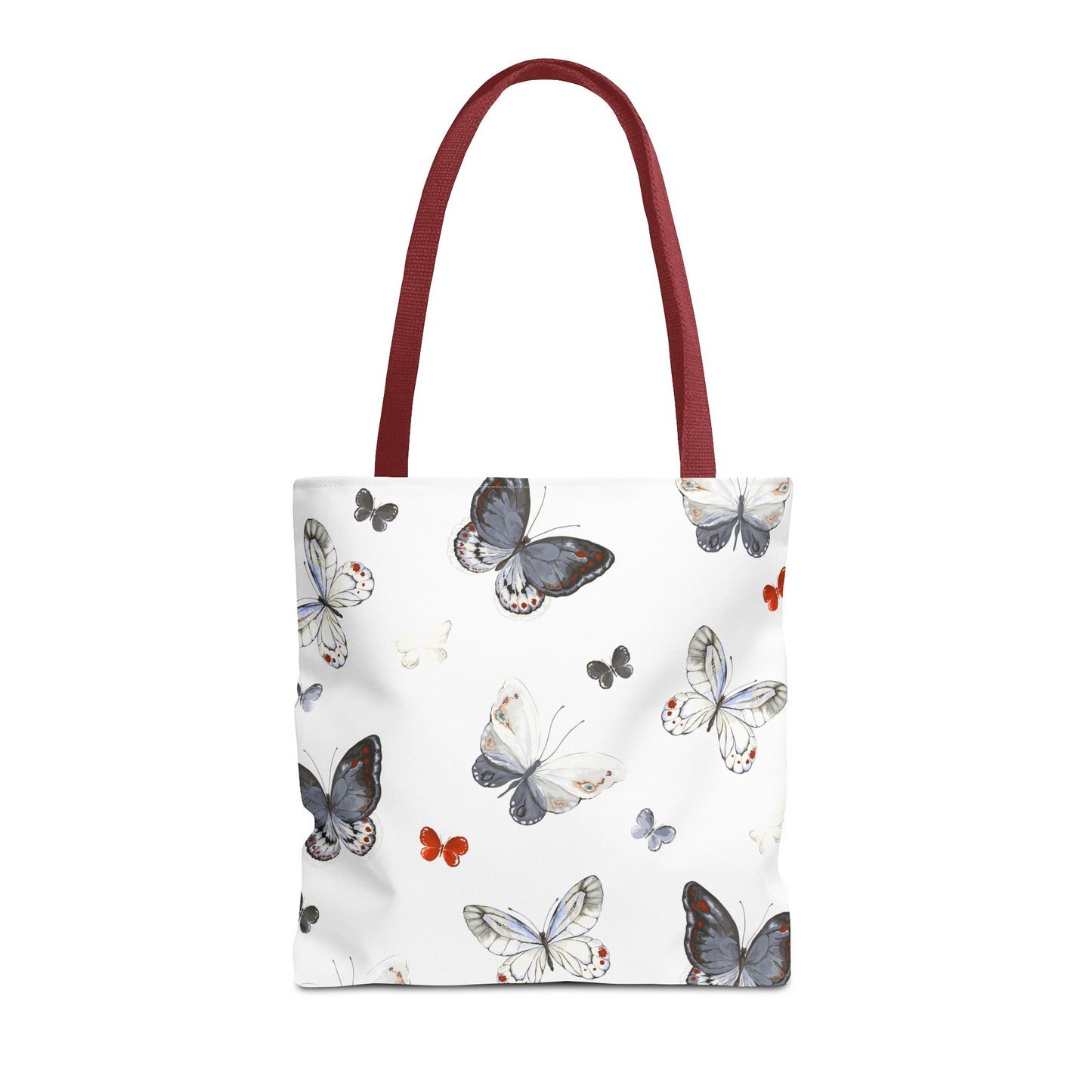 Butterfly Pattern Tote Bag — Lightweight Floral Tote for Everyday Use
