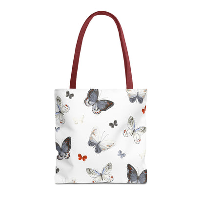 Butterfly Pattern Tote Bag — Lightweight Floral Tote for Everyday Use