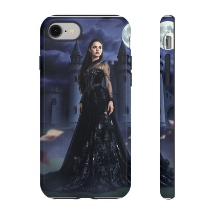 iPhone Gothic Moonlit Castle Phone Case — Elegant Dark Fantasy Protective Cover