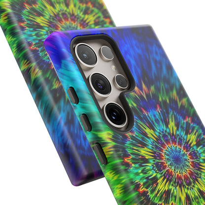 Fundas resistentes para Samsung - Funda para teléfono con mandala teñido anudado arcoíris