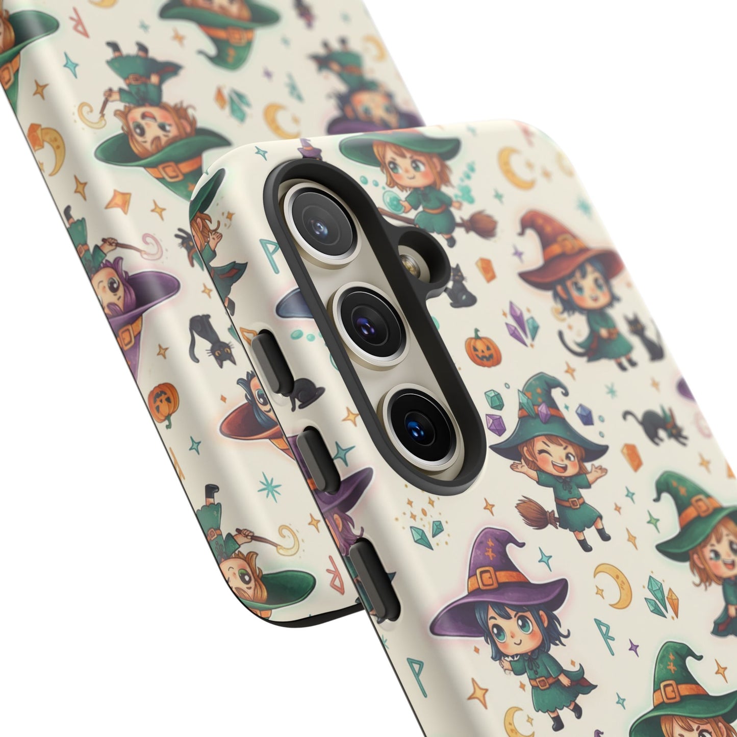 Samsung Handyhülle mit Hexenmotiv für Kinder – Niedliche Halloween-iPhone-Hülle