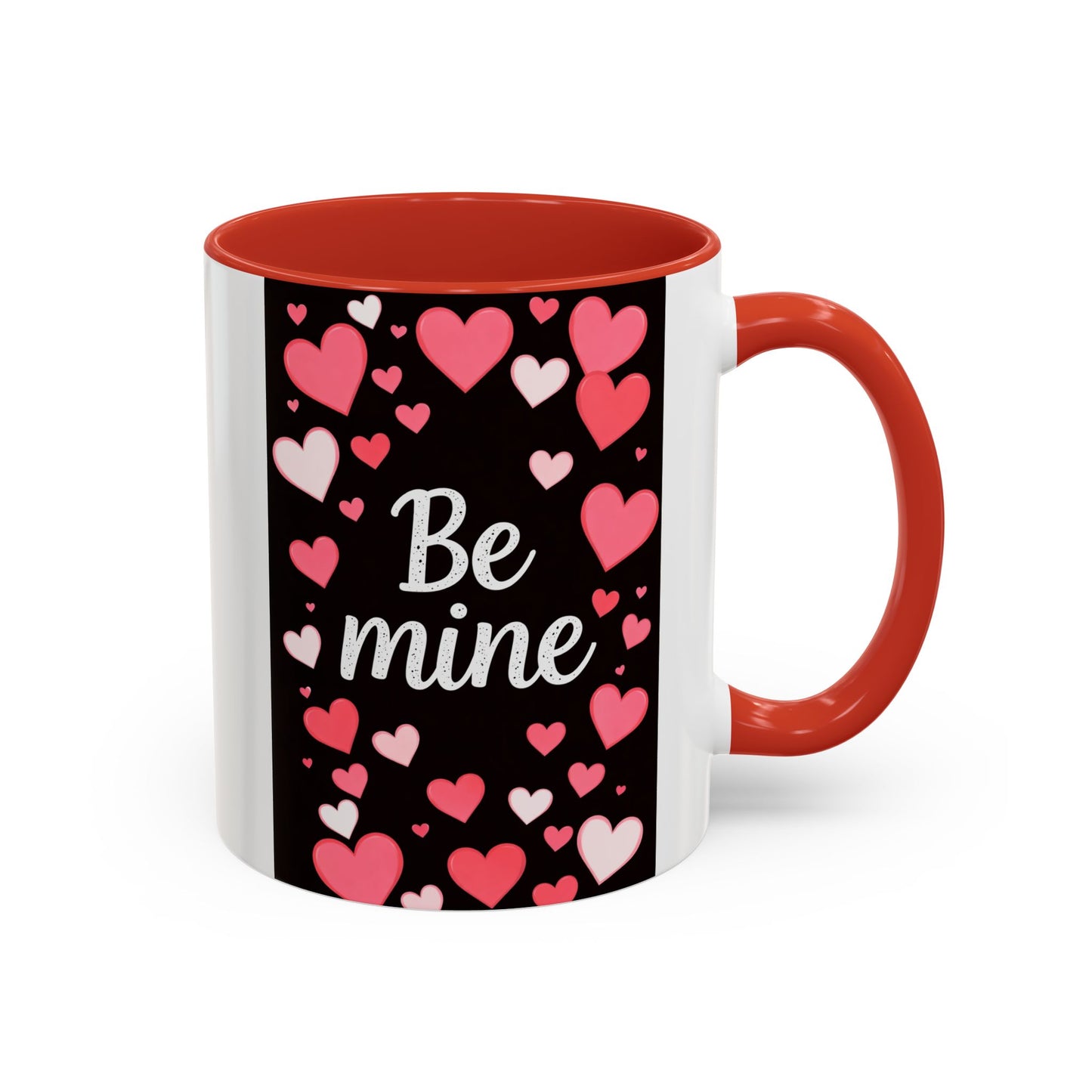 Valentine "Be Mine" Accent Coffee Mug