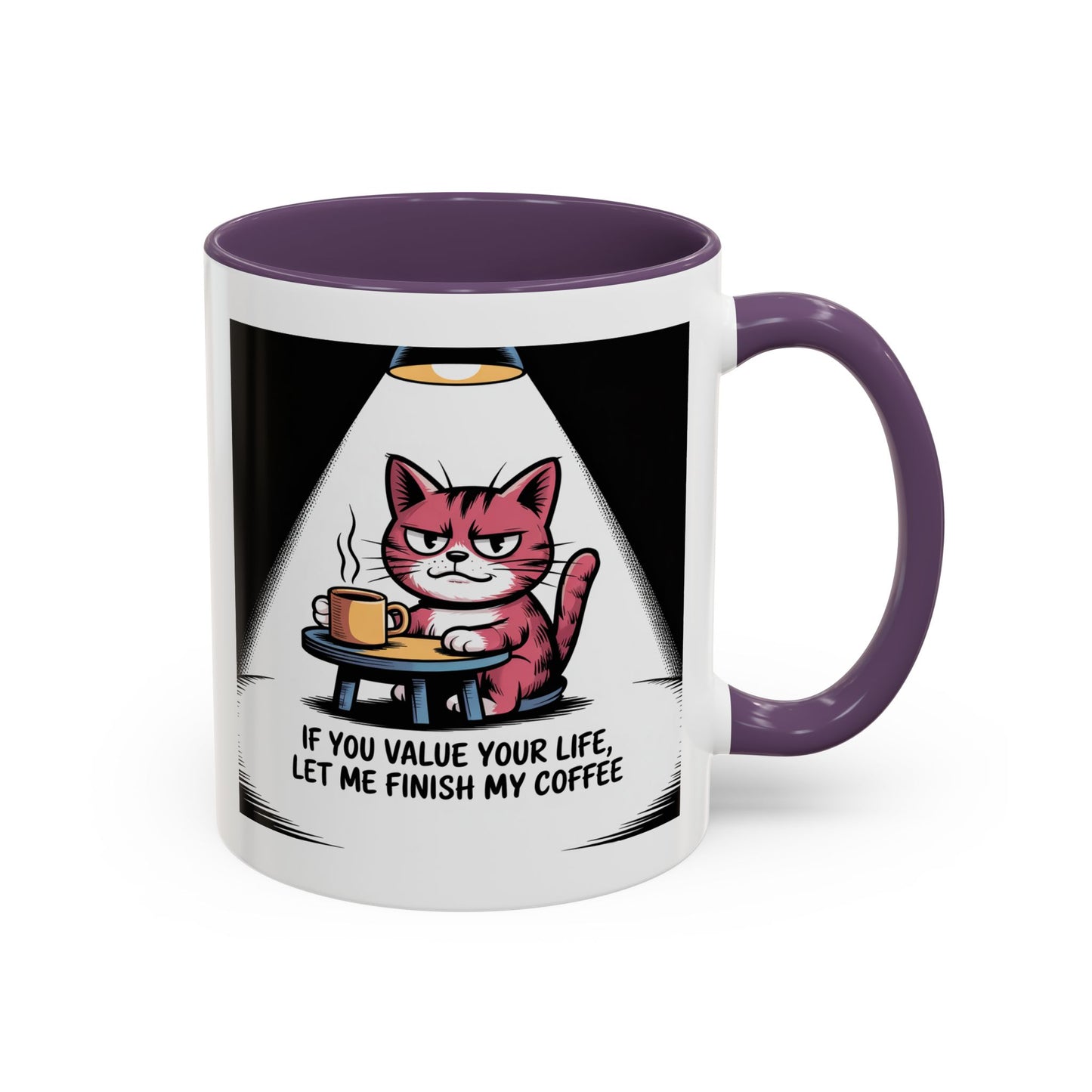 Cat Lover's Accent Coffee Mug - Funny Cat Design, Unique Gift for Coffee Enthusiasts, Cute Home Decor, Perfect for Birthdays and Any [...]